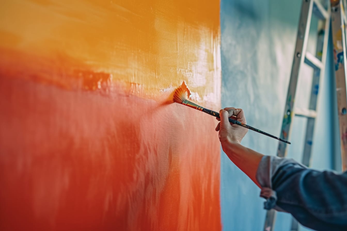 Comment peindre un angle entre deux murs de couleur différente sans bavure