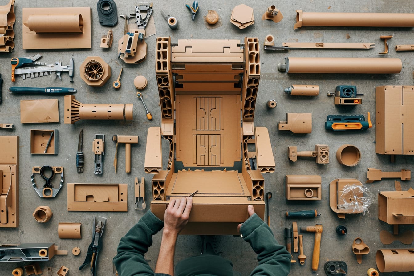 Techniques essentielles pour créer des meubles en carton durables et design