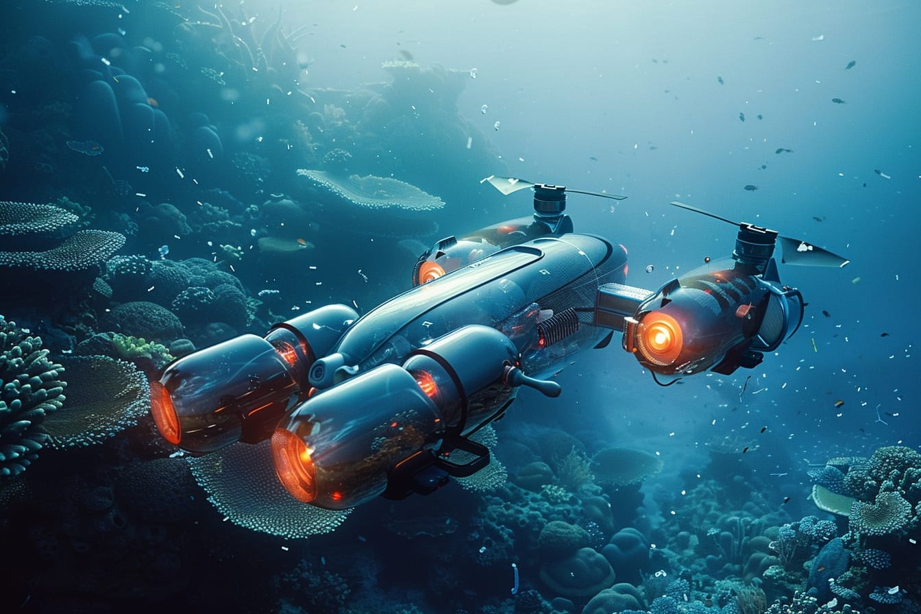 Comment les drones sous-marins aident à lutter contre la pollution marine