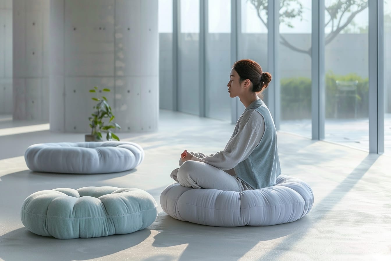 Comment pratiquer la méditation avec un coussin, sans douleur et dans le confort