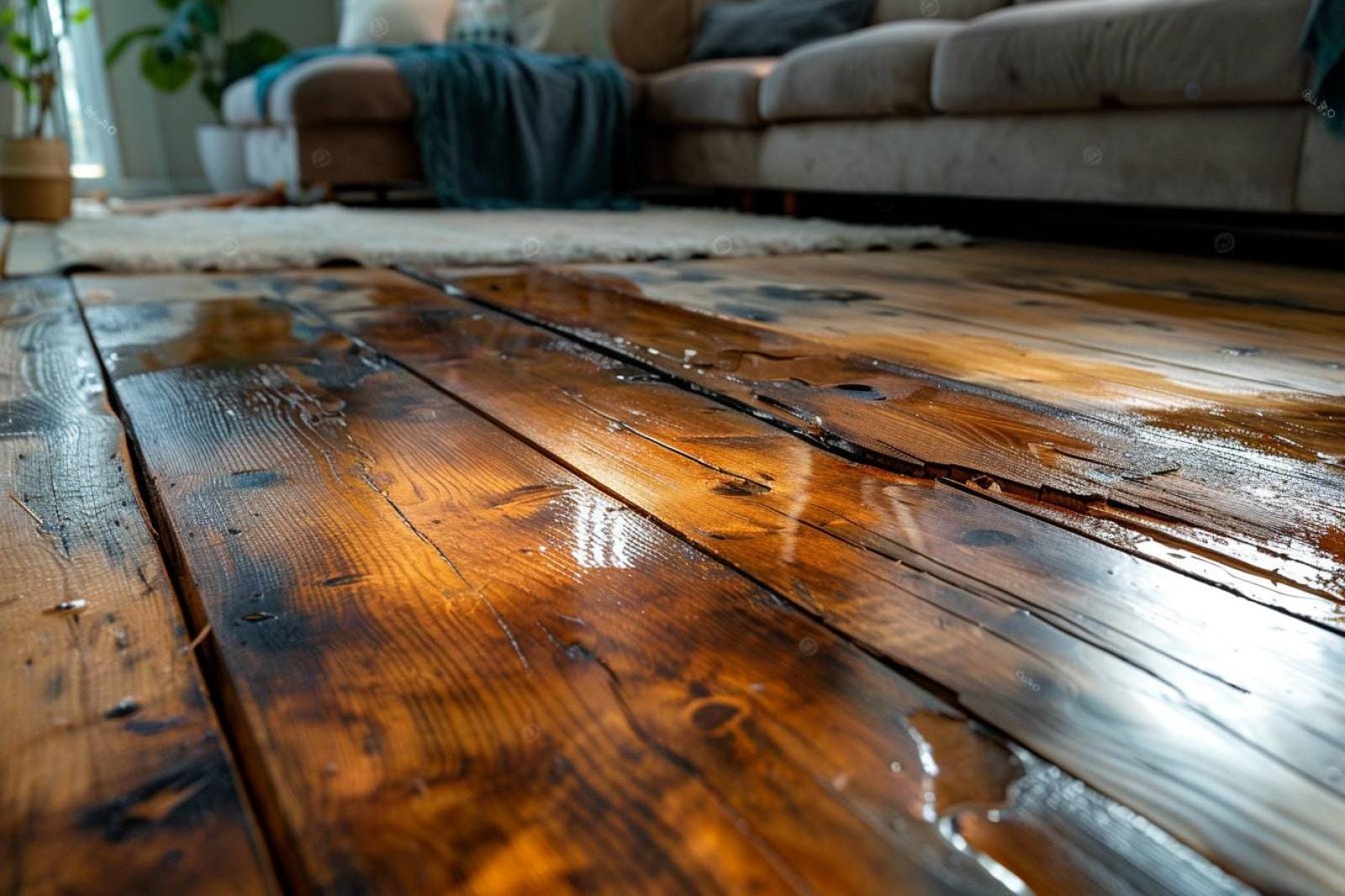 Comment traiter un plancher en bois qui a pris l’eau ?