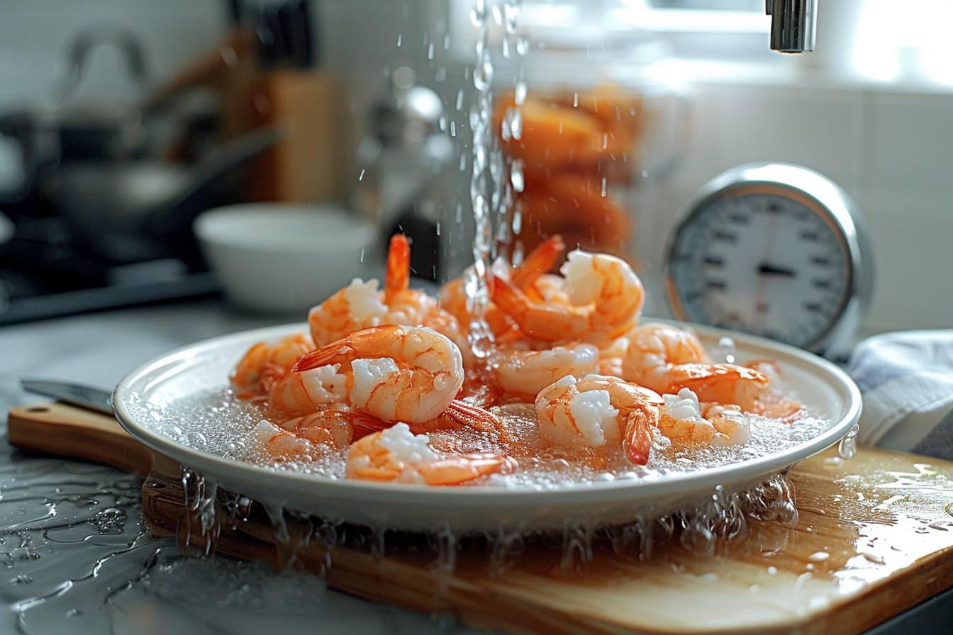 Comment décongeler des crevettes efficacement sans gâcher leur texture
