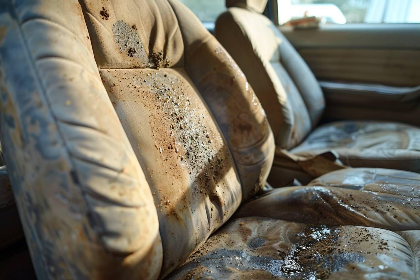 Comment enlever du cambouis sur un siège de voiture : méthode simple et efficace