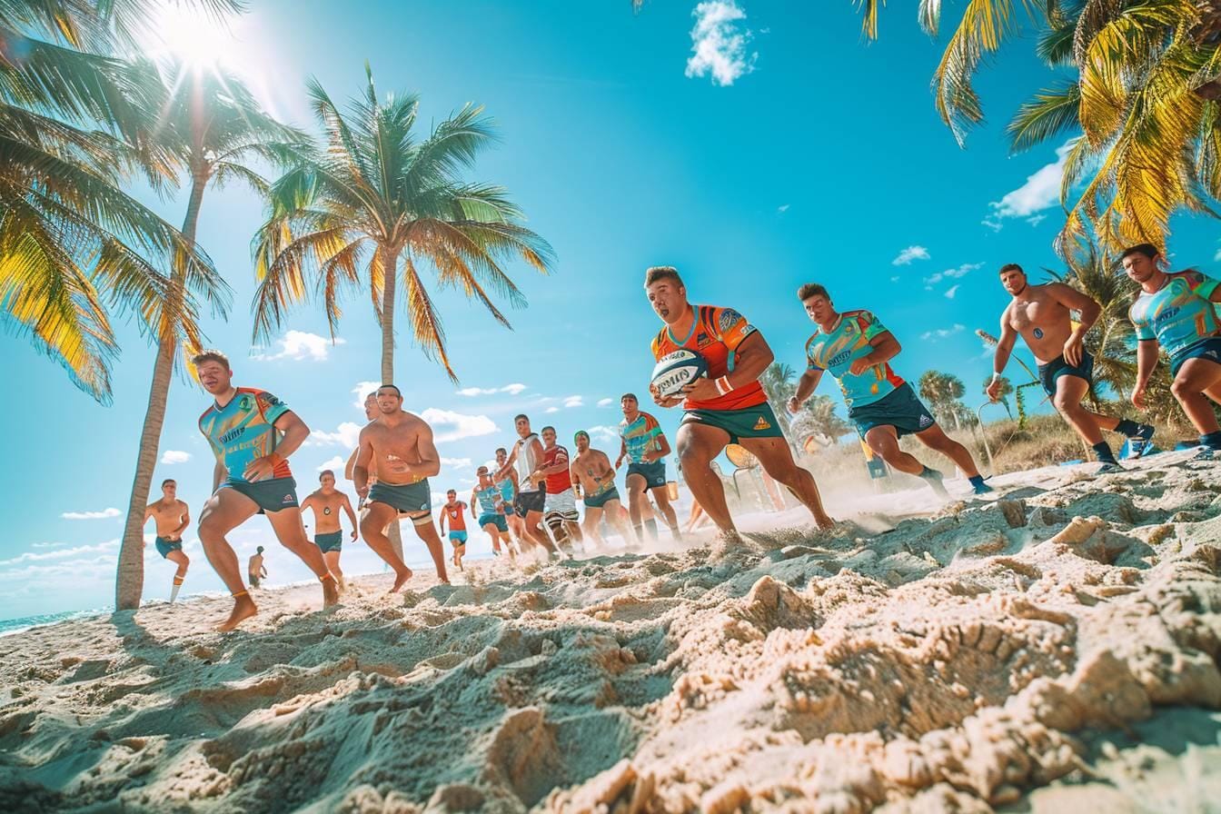 Comment pratiquer le beach rugby à toucher pendant tes vacances d’été