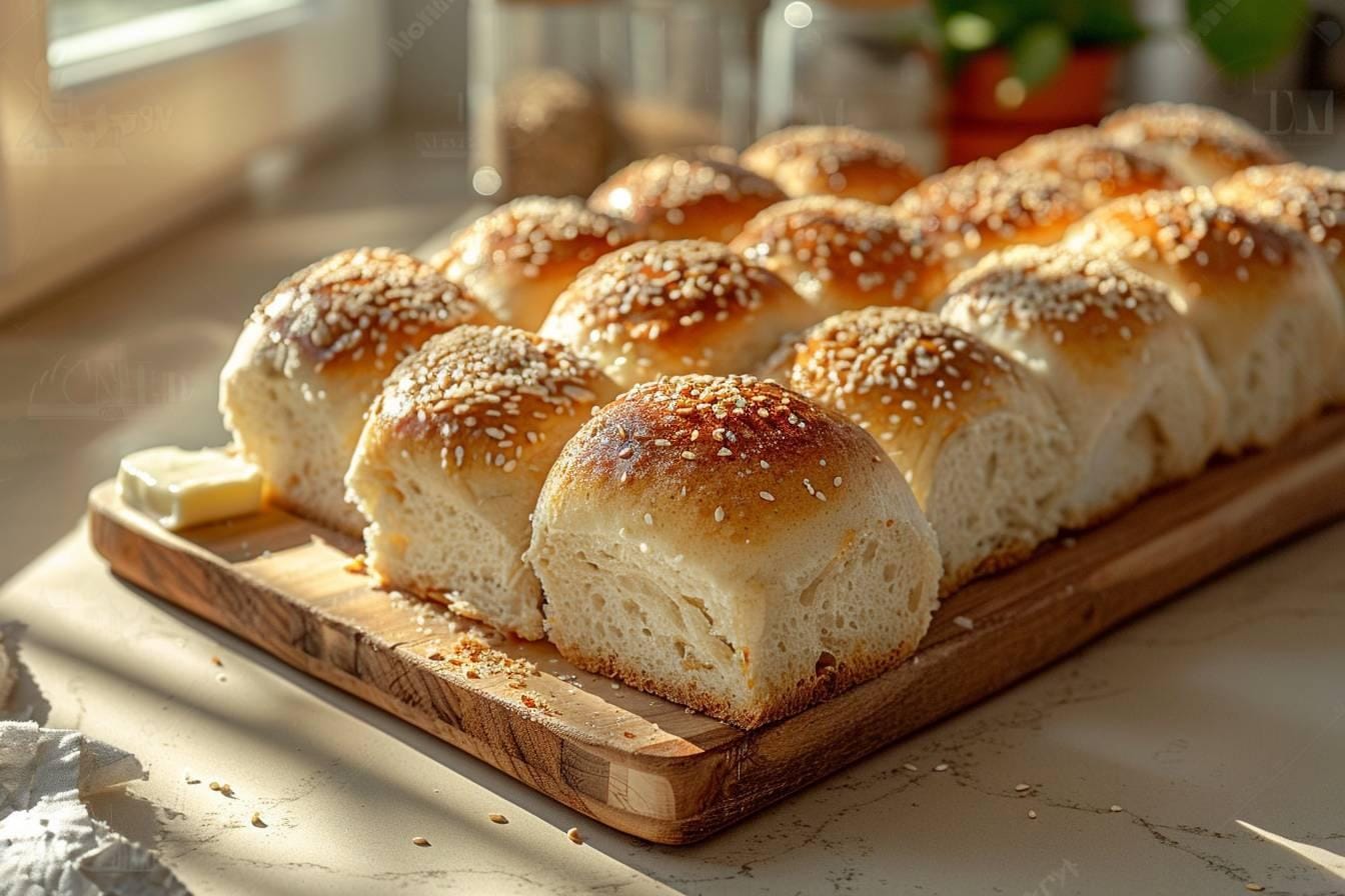 Petits pains express sans pétrissage : la recette facile et moelleuse