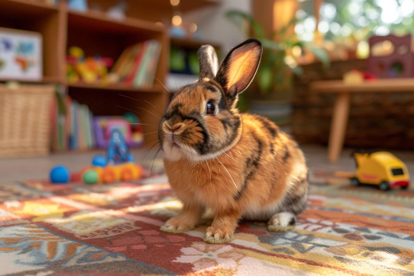 Le lapin tigre nain : un compagnon éducatif, ludique et attachant