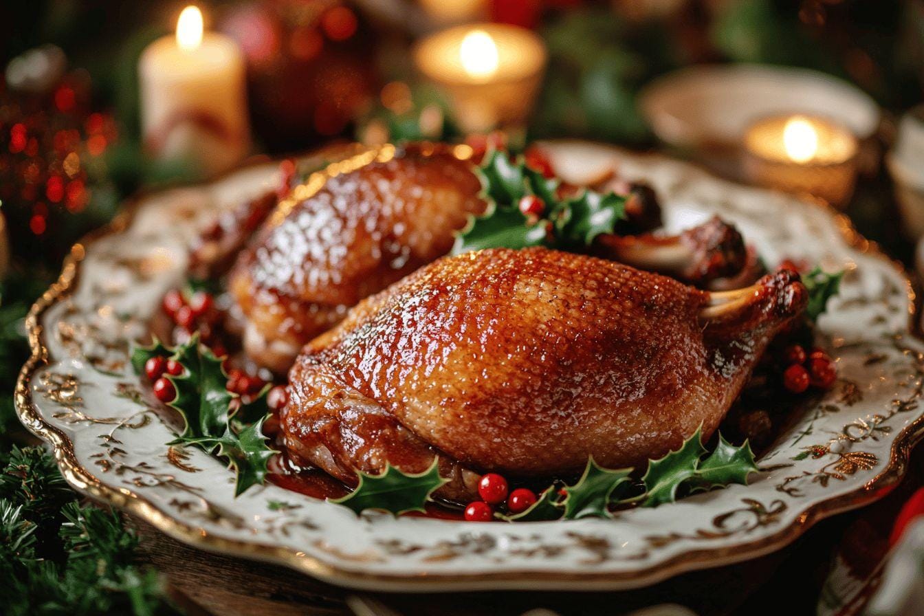 Confit de canard pour repas de Noël : le plat de fête simple, chic et gourmand